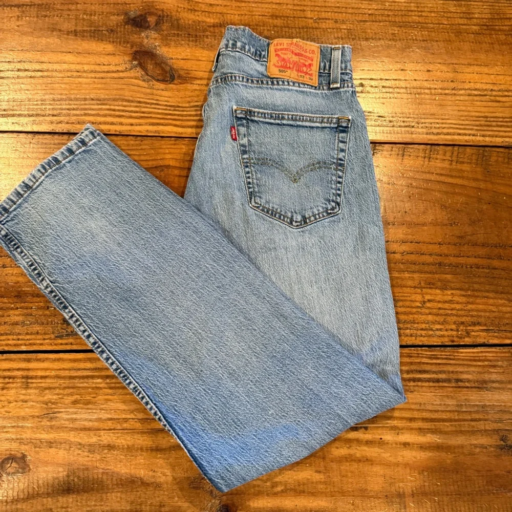 Levi’s 505 Vintage Regular Fit Jeans Men’s 33x30 Classic Medium Wash Denim